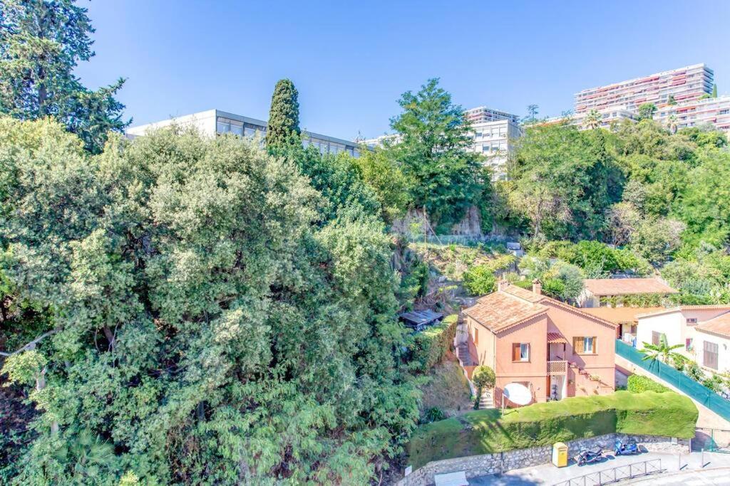 Appartement L36 Sea View Terrace 10Min Walking To Sea/Parking & Ac à Nice Extérieur photo