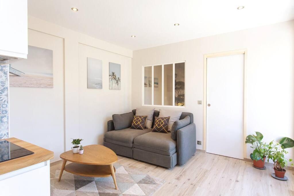 Appartement L36 Sea View Terrace 10Min Walking To Sea/Parking & Ac à Nice Extérieur photo